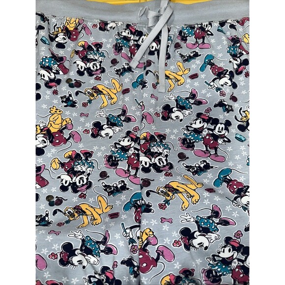 VERA BRADLEY DISNEY BANDED JOGGER PAJAMA PANTS:MICKEY MOUSE FAMILY FUN XL - Picture 4 of 7